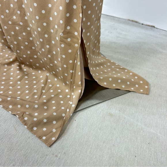 NEW Francesca’s Mi Ami Maxi Spaghetti Strap Side Slit Polka Dot Dress Size XL - Picture 12 of 12
